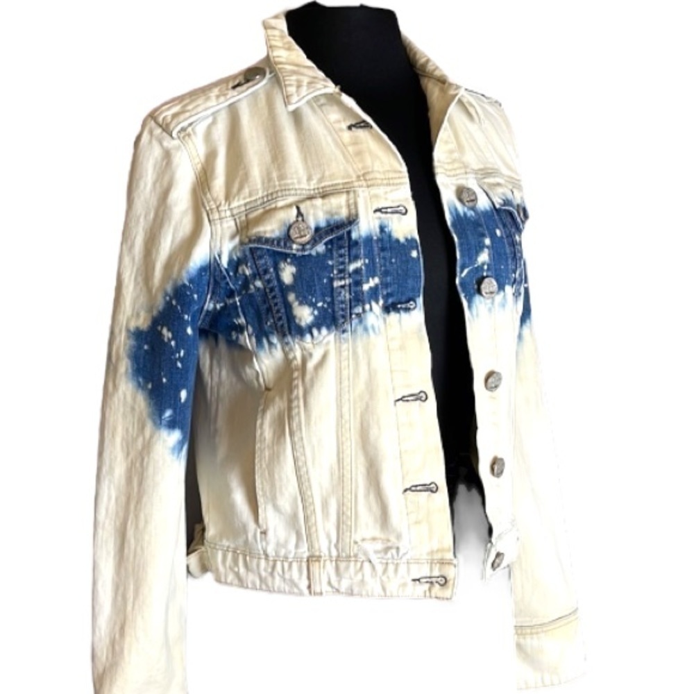 ANTHROPOLOGIE Mcguire Denim Distressed jacket - Picture 2 of 7
